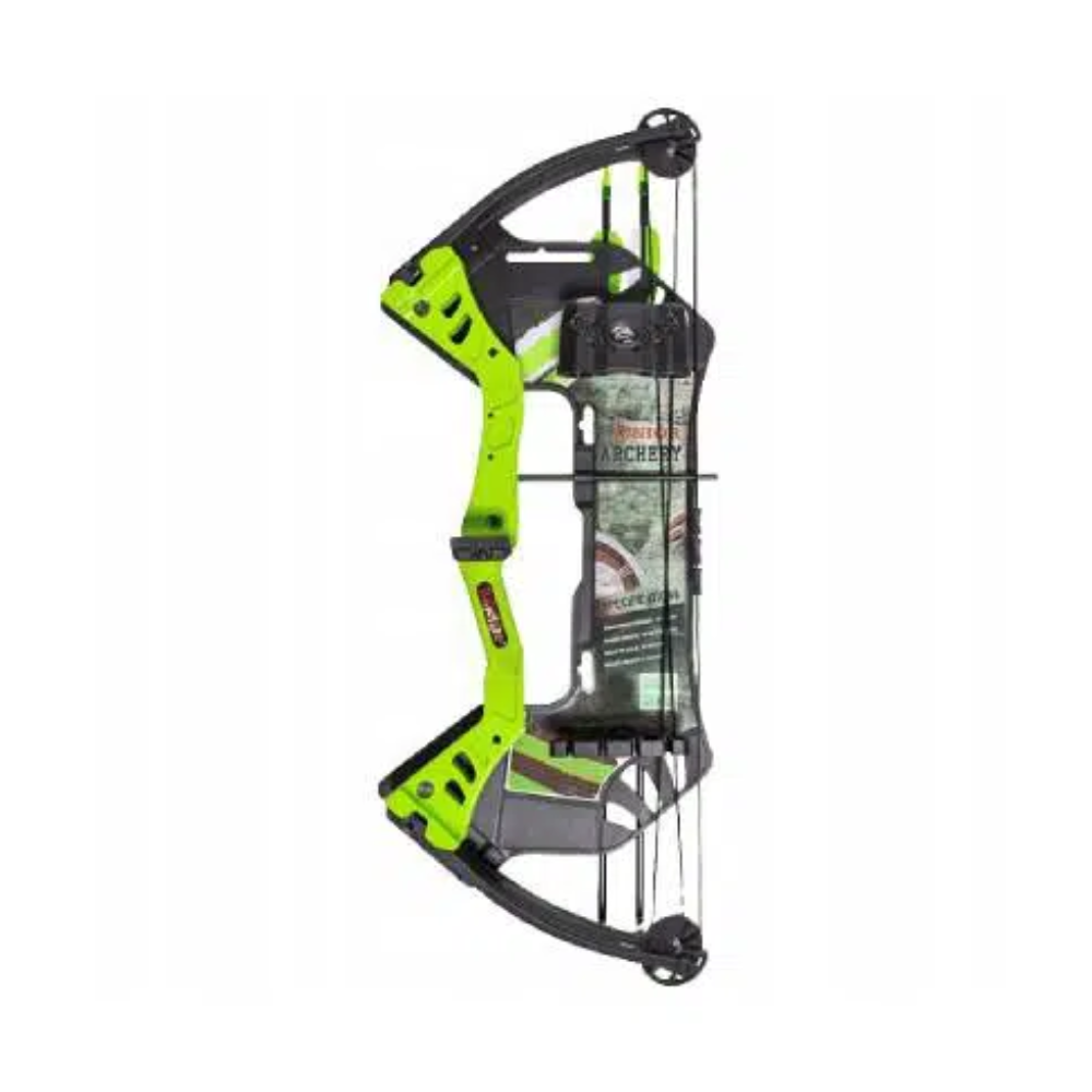 Man Kung Kids CBK1G 25lbs Green Compound Bow Buy Online in South