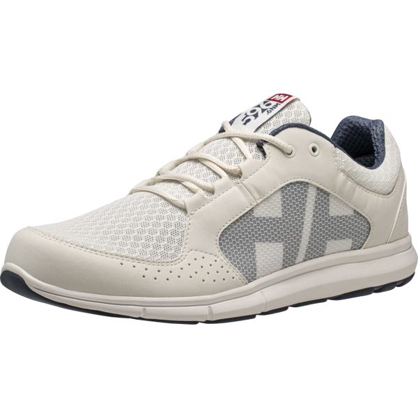 Helly Hansen Men's Ahiga V4 Hydropower Sneakers - Off White / Orion Blue