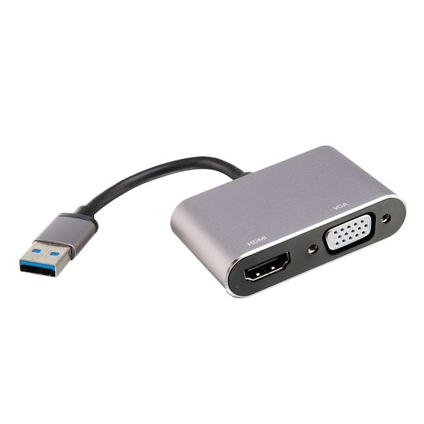 USB3.0 to VGA &amp; HDMI Converter