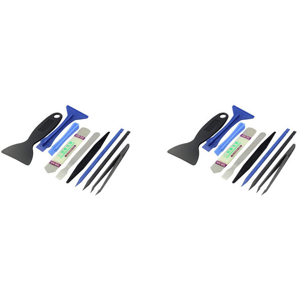Tool Repair Kit With Tweezers Plastic Pry Bar (Pry Opening Kit Set1)