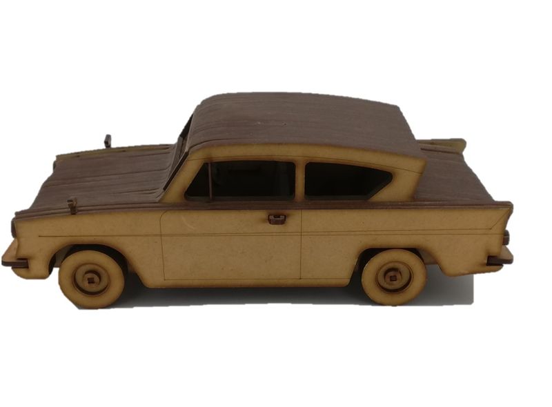 Ford Anglia 3D Puzzle Wooden 3D Model