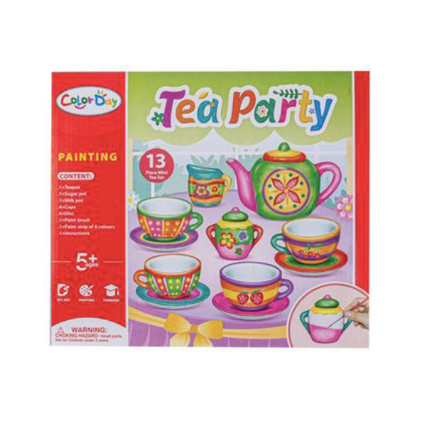 Colorday Toys - Tea Party Paint Set