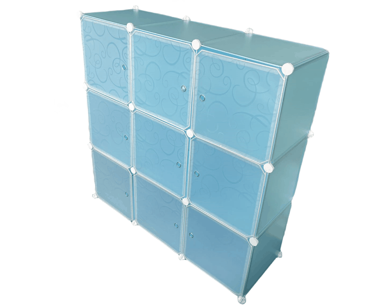 DIY Magic 9 Cube Wardrobe Large Capacity Creative Storage Cabinet