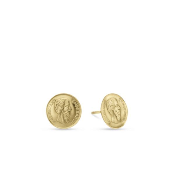 Broadway Jewellers - 9ct Yellow Gold - Peso Stud Earrings