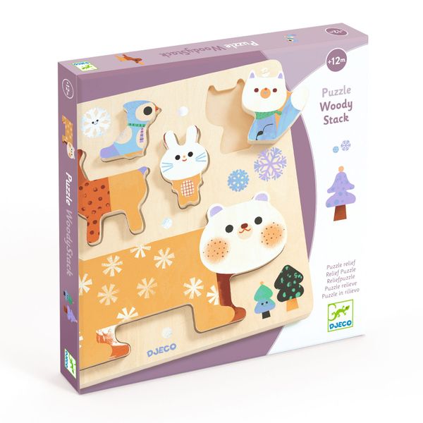 Djeco Wooden Puzzle - WoodyStack
