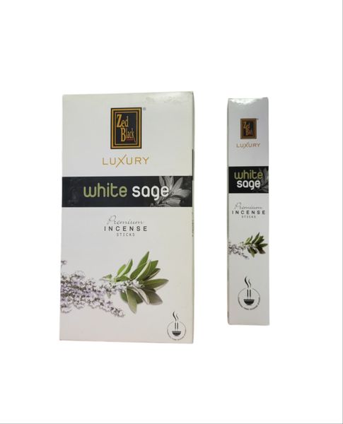 Zed Black Luxury White Sage Premium Incense Sticks