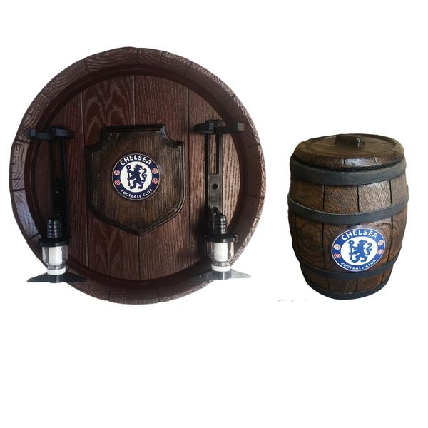 Chelsea FC 2-In-1 Round Barrel 2-Optic With Ice Bucket Combo