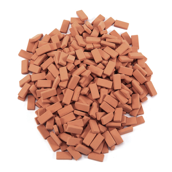 350 Pieces Mini Bricks Miniature Bricks For Dollhouse 1/35 Scale