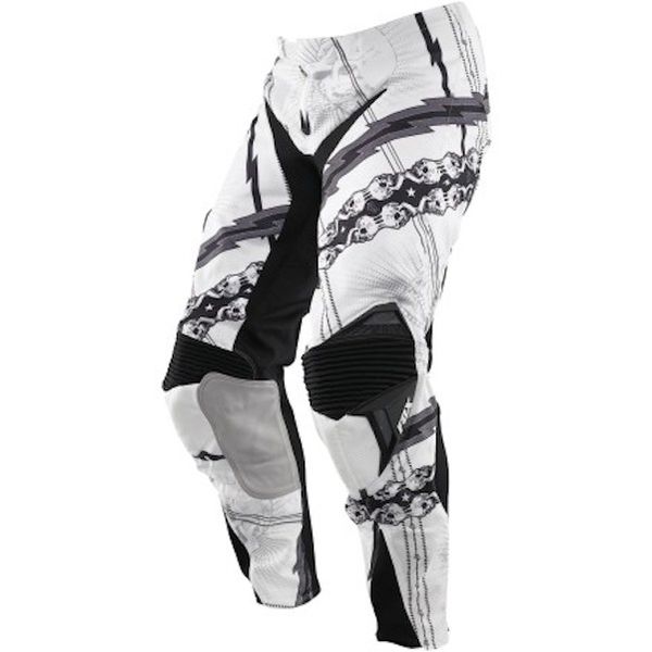 Fox Platinum White/Black Pants