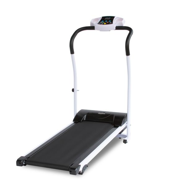Zoolpro Motorized Exercise Workout Running Treadmill Machine White &amp; Black