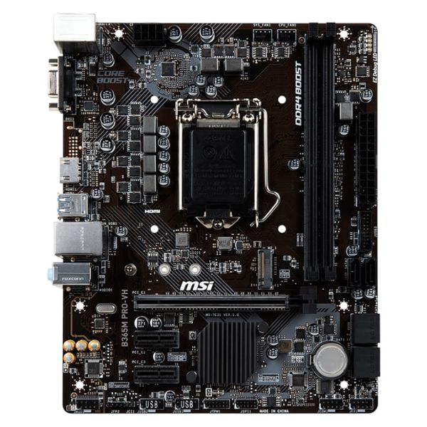 MSI B365M PRO-VH Intel 1151 Micro-ATX Motherboard - Black