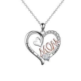 Mother's day Heart Shape Necklace - Mom I Love you Forever | Shop Today ...