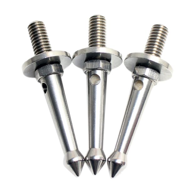 3Pcs Stainless 3/8 Inch Tripod Foot Spikes For Gitzo/Manfrotto/Benro