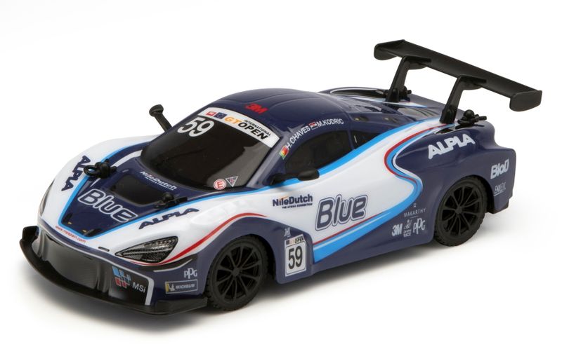 RW Toys 1/24 R/C McLaren 720S GT3 - (#59) Blue