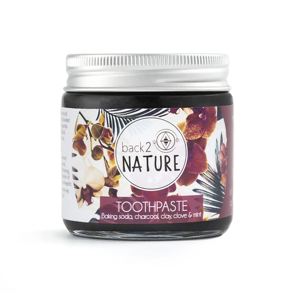 Back 2 Nature Activated Charcoal Toothpaste, 100ml