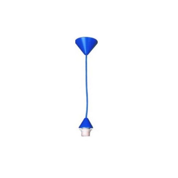 ACDC - Blue Pp Ceiling Rose And Silicon Lamp Cup,small Type,e27