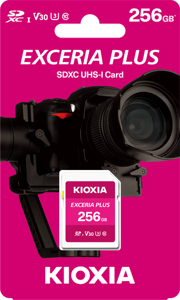 Kioxia 256GB 100Mb/s SD Card C10 Exceria Plus