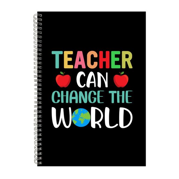 Teacher Can Change The World Notebook Teaching Gift Idea A4 Notepad 151