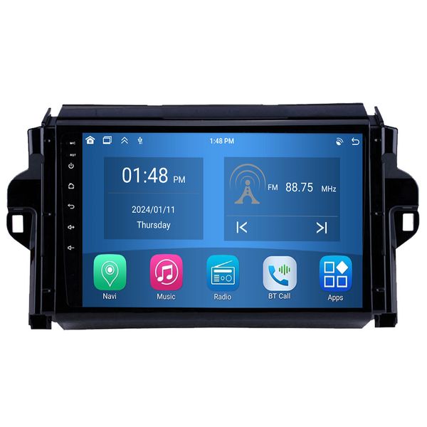 4G+64G Car Radio CarPlay GPS Compatible with Fortuner 2 2015 - 2020