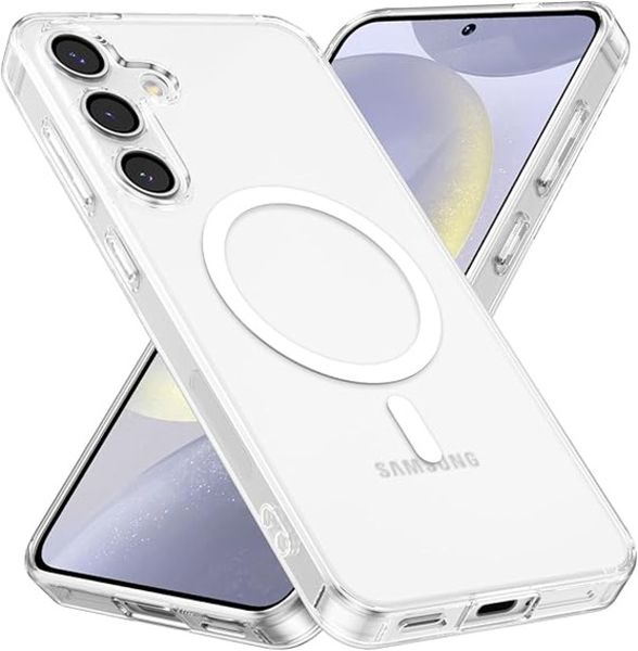 Magsafe Clear Protective Cover Case Compatible with Samsung Galaxy S25 Plus