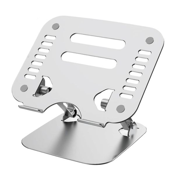 Ergonomic Universal Portable Aluminum Notebook and Tablet Riser Stand