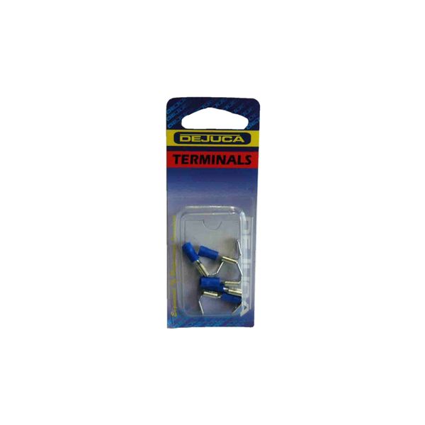 Dejuca - Terminal - Blue - Piggy - Back - 6.4mm - 5/Card