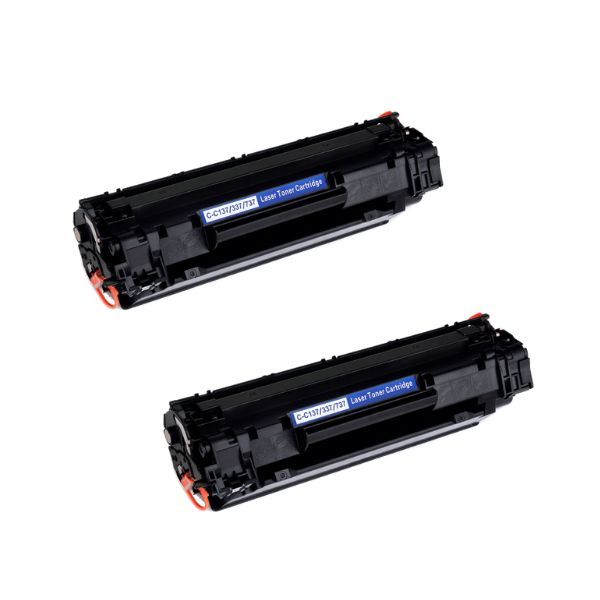 Inksaver Canon C-737 / C737 / 737 Pack of 2 Compatible Black Toners