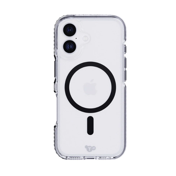 Tech21 EvoCrystal MagSafe Case Compatible with Apple iPhone 17 - Clear
