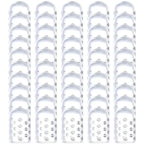 50 Pack Silicone Toe protectors Invisible Breathable Toe Covers