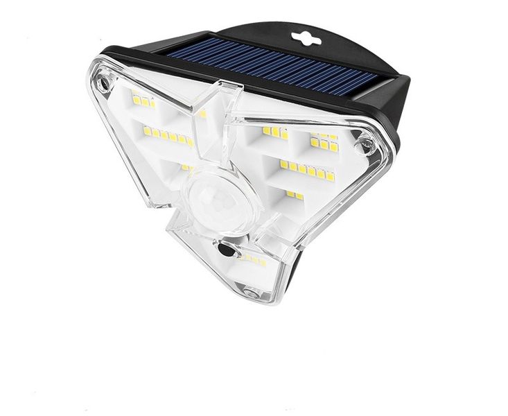 LED Solar Motion Sensor 3 Sides Glowing Wall Lamp 68LED- SD