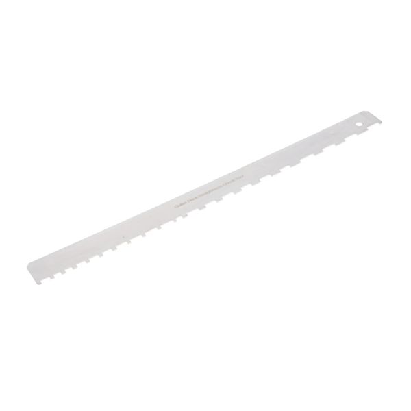 Stainless Steel Neck Notched Straight Edge Luthier Tool