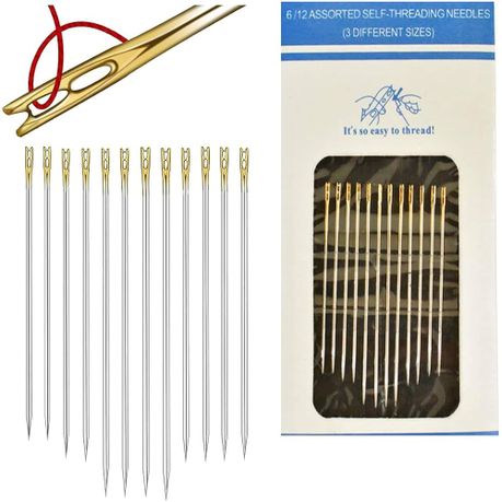 CABS - Self threading needles- Pack of 12