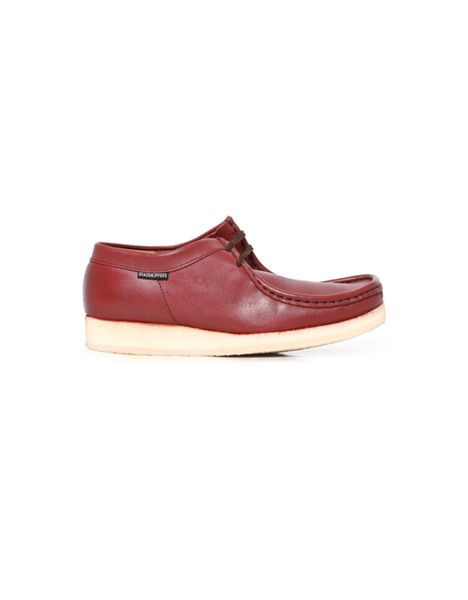 Grasshoppers Men Brown Leather Moccasin Lace-Up