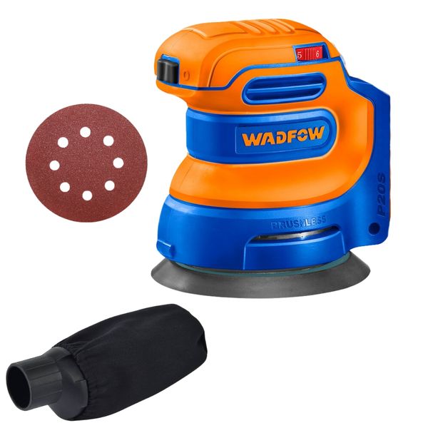Wadfow - Cordless Brushless Random Orbit Sander (20V) - Tool Only