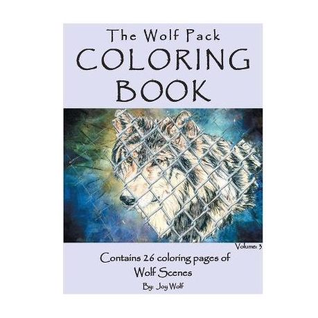 realistic wolf pack coloring pages