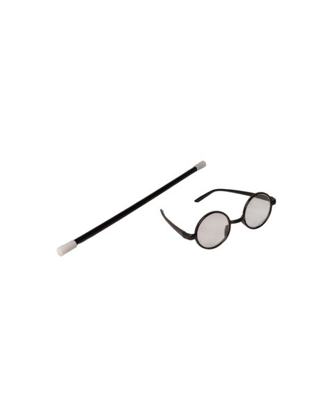 Ele Magician Wand and Glasses