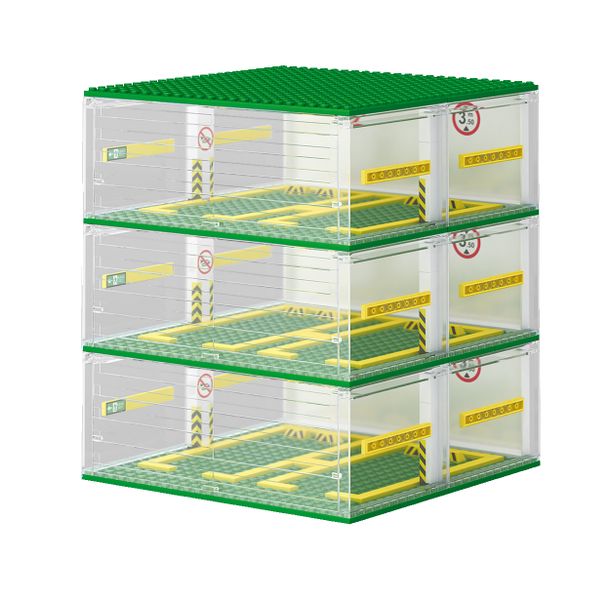 Sembo - Famous Cars Car Garage - 130 Pieces - 22cm Tall