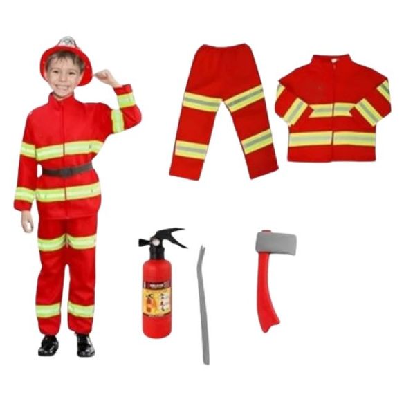 SamMag Biz Firefighter Costume for kids