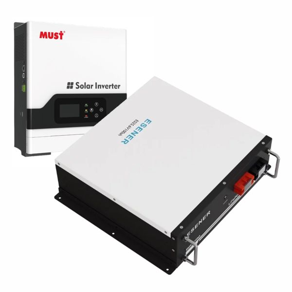 3KW 24V/60A Inverter &amp; 2.56kWh Battery