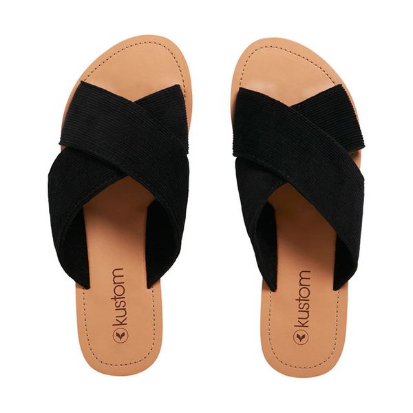 Kustom Womens Symi Crossover Strap Sandal