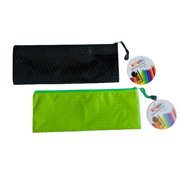 Khoki Satin Pencil Case - Single Pocket 30cm (6 Piece)