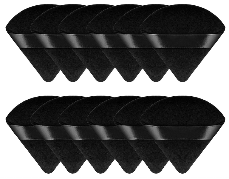 12 Pieces Triangle Powder Puff