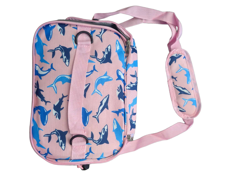 6-Can Cooler Bag (26.5 x 20 x 9 cm) - "Shark Print" Edition