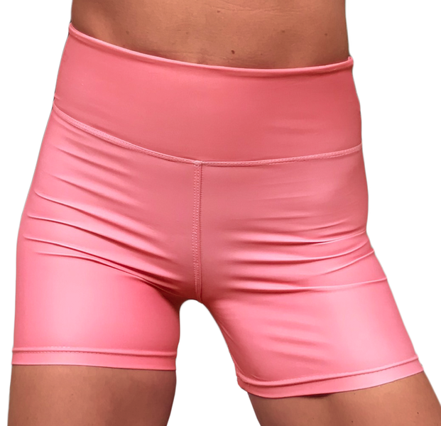 Strut Active Coral Gymastics, Dance &amp; Booty Lycra Hot Pants Shorts