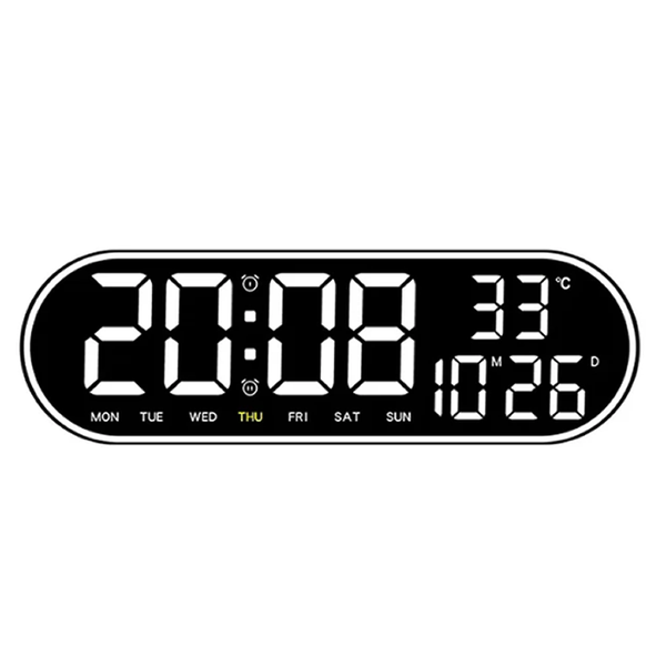 15-Inch Digital LED Wall Clock with Remote Control - SI-98