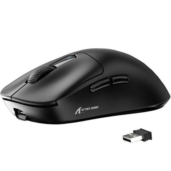 ATTACK SHARK X3 Wireless RGB Tri-modes Gaming Mouse PAW3395