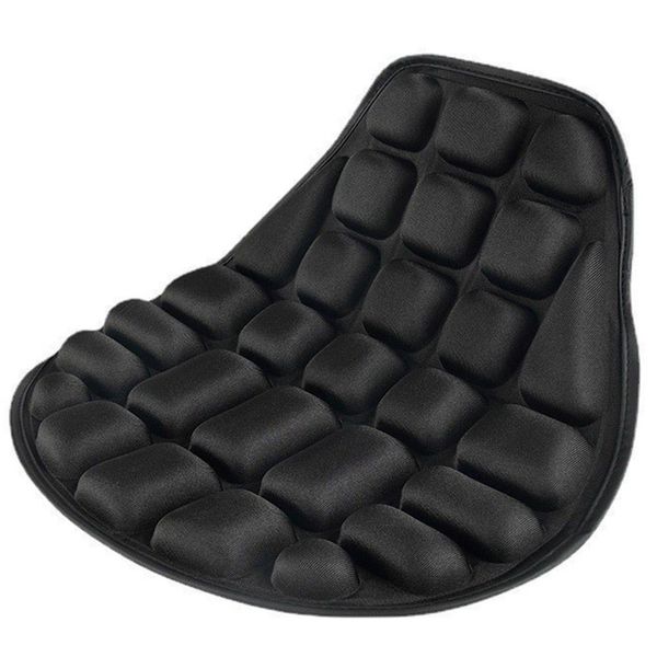 Motorcycle Seat Cushion Black Foam Soft Comfortable Breathable Seat Covers