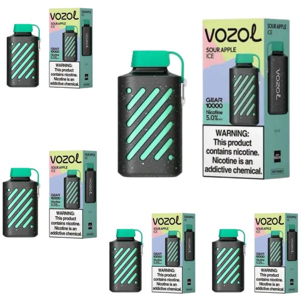 Vozol Gear 10000 Puffs (Pack of 10) - Sour Apple