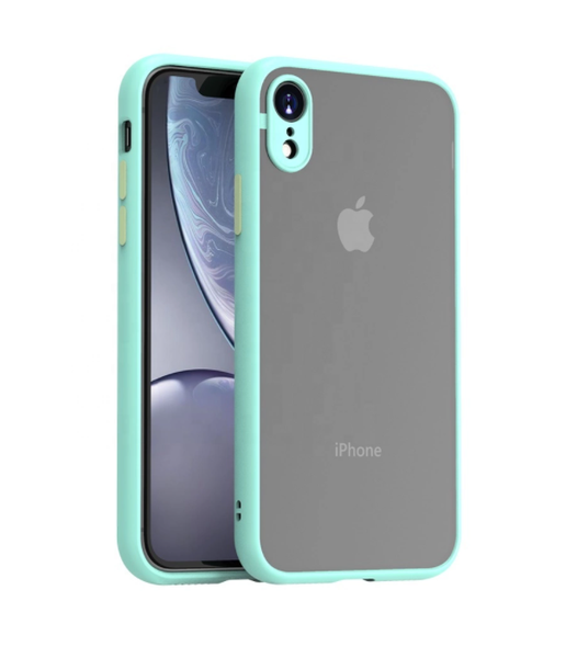 Rappid Shockproof Hybrid Thin Translucent Case Cover for iPhone XR - Blue