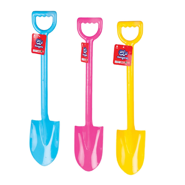 Kitro Long Plastic Beach Spade 46cm 3 Piece